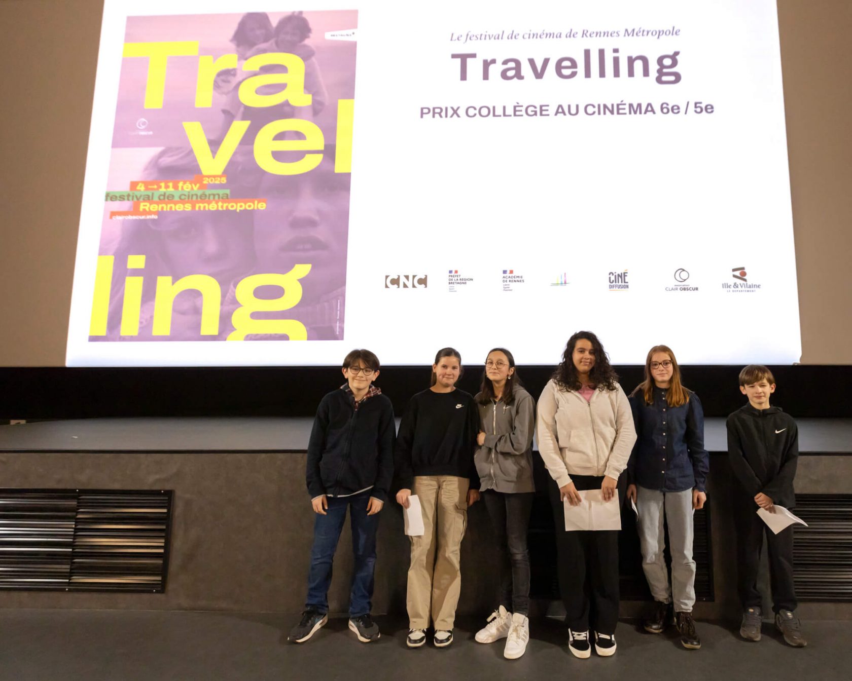 Remise des prix - Travelling 2025 - Collège et cinéma - 6e/5e