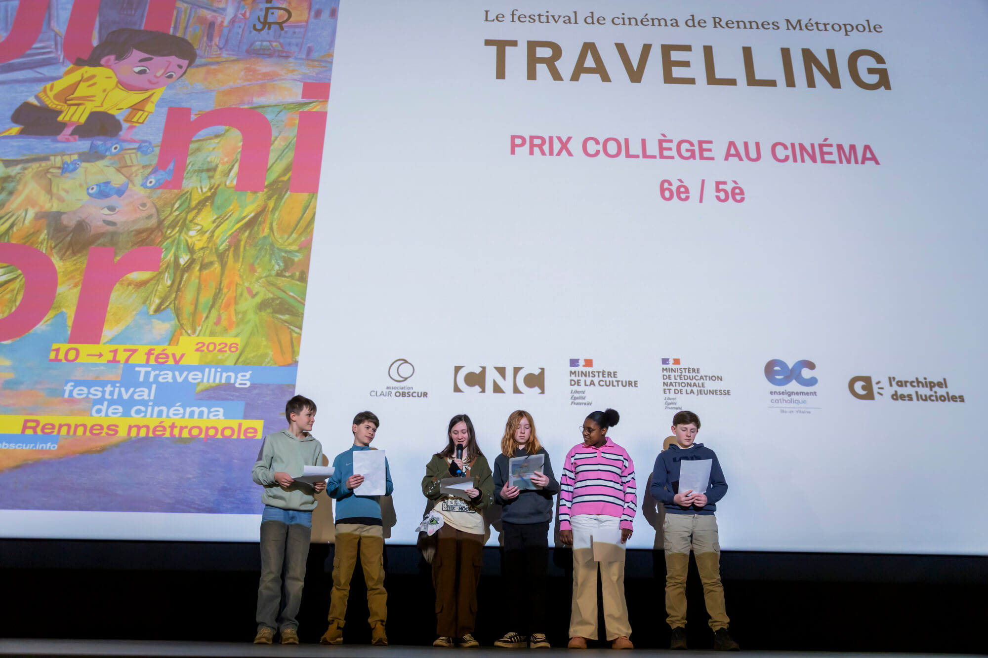 Remise des prix - Travelling 2026 - Collège au cinéma