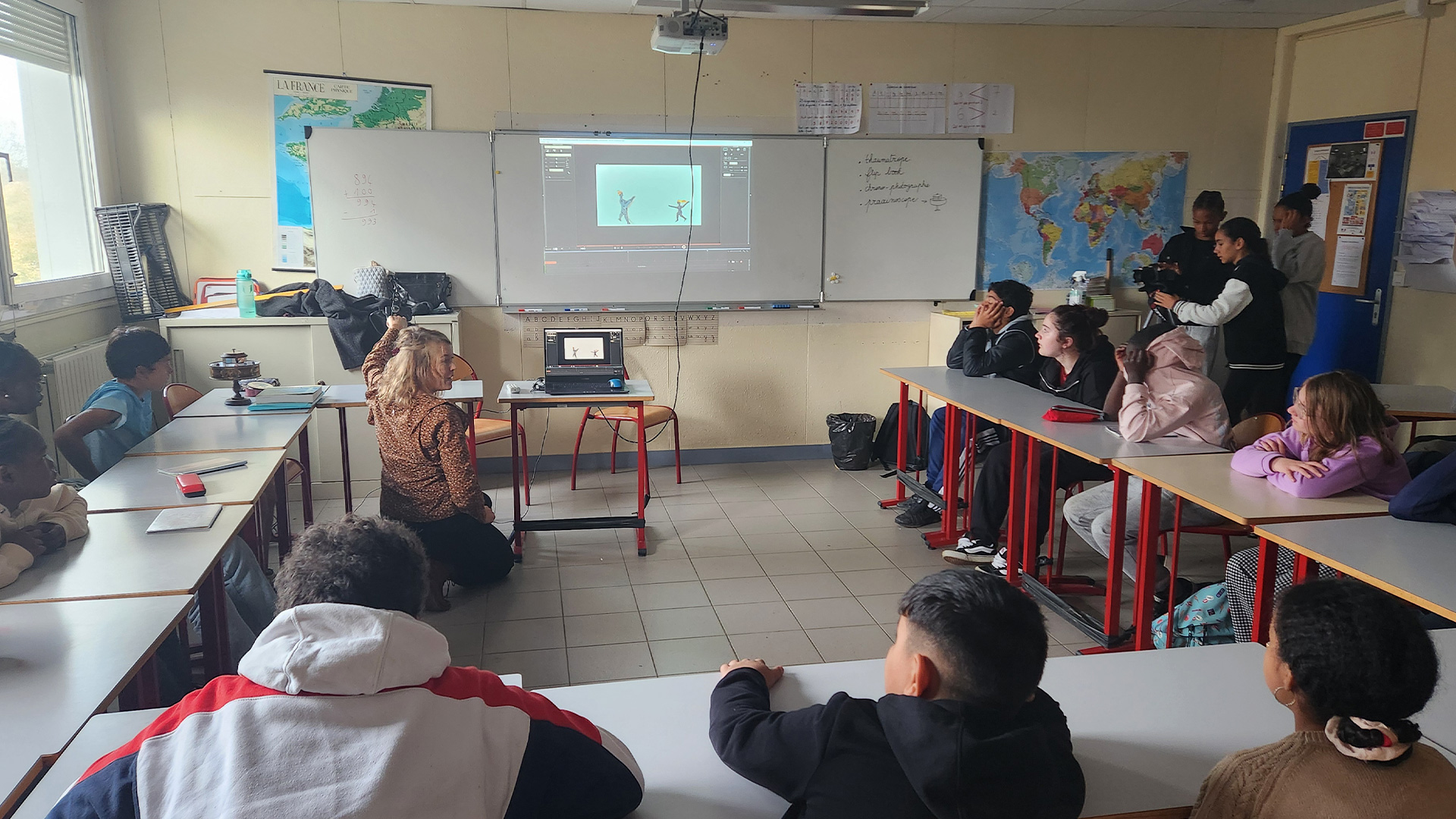 Frédérique Odye en intervention