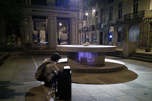 Projections dans la ville de Rennes